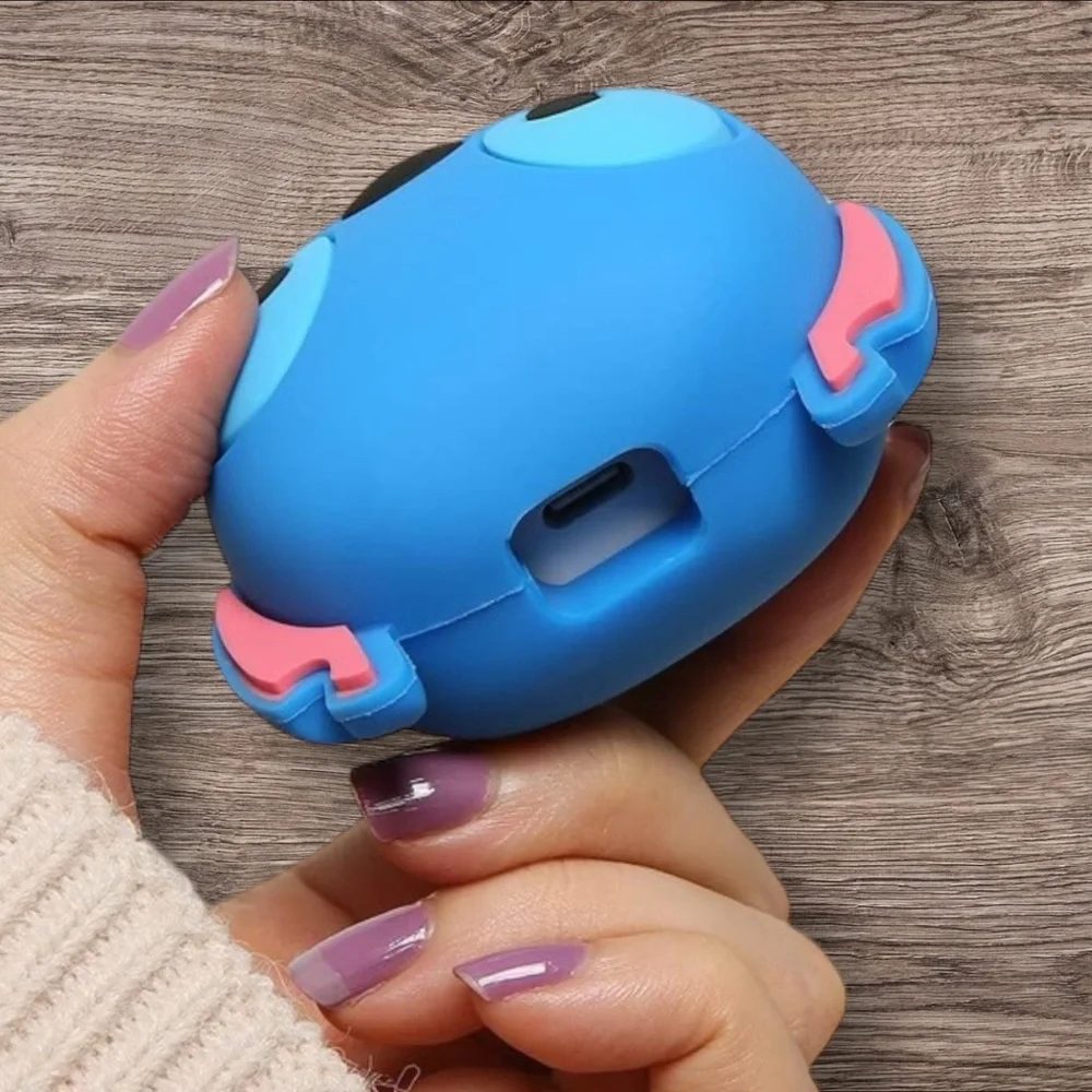 3D DISNEY STITCH CARTOON IPHONE CHARGER CASE PROTECTOR